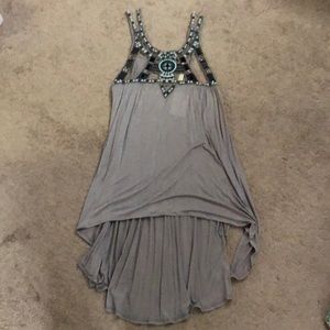 Freepeople beaded and embroidered tunic